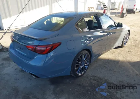 2024 Infiniti Q50 Red Sport 400 из США, поврежденный, VIN JN1FV7DP0RM660544